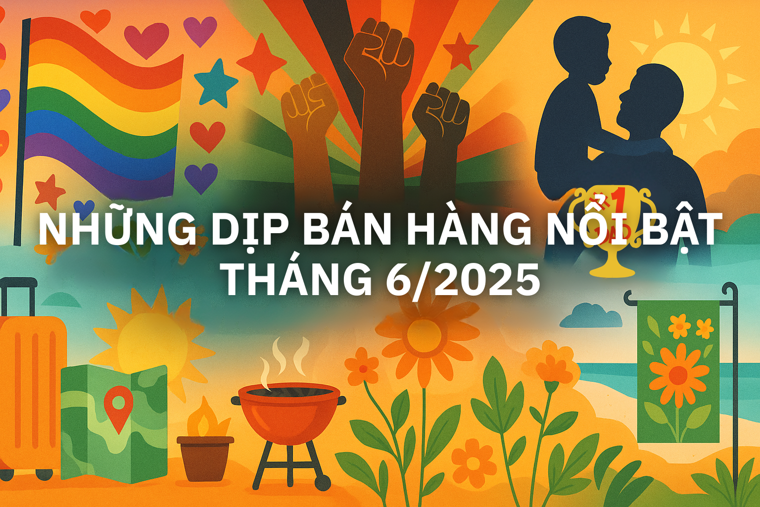 Những Dịp Bán Hàng Nổi Bật Trong Tháng 6/2025: Pride Month, Ngày của Cha và xu hướng Outdoor Living tại Mỹ