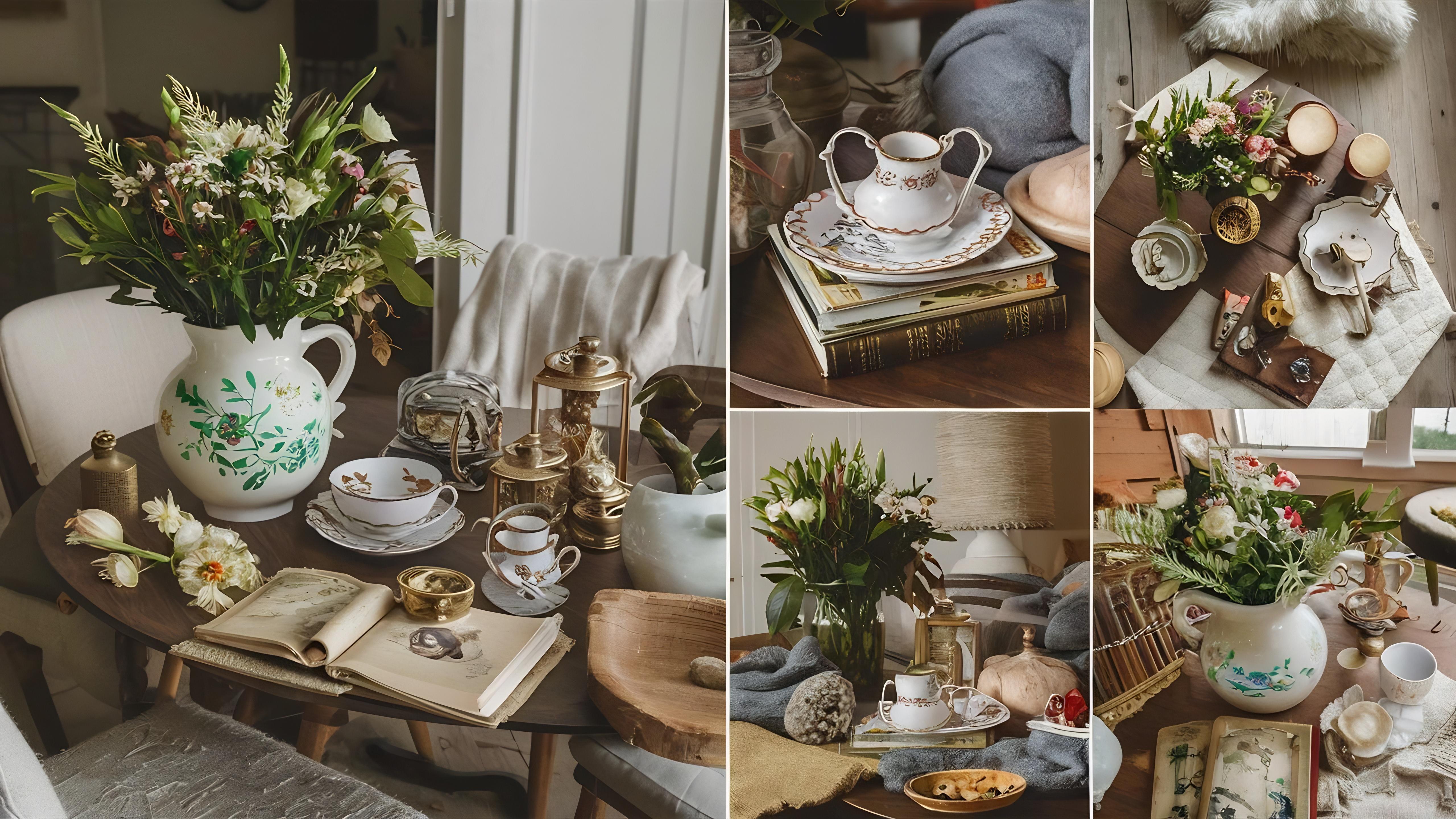 flat-lay-beautiful-home-still-life-family